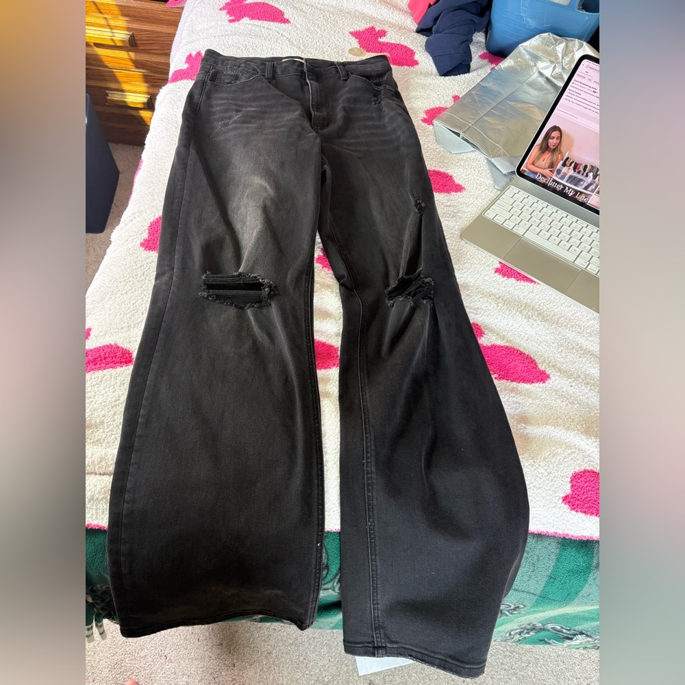 Altar'd State Black Denim Pants